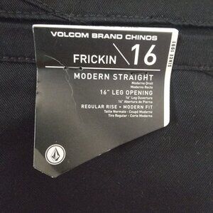 *Brand New* Men's Straight Leg Black Pants - Size 33 x 32